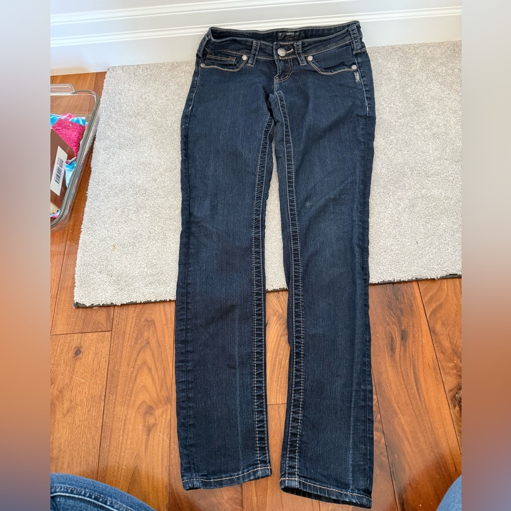 Aiko Dark Blue Women's Skinny Jeans